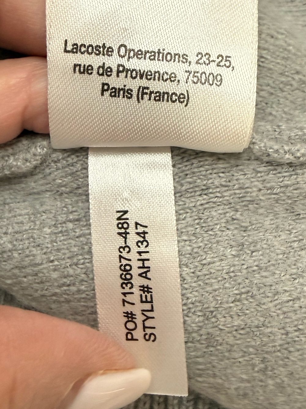 Lacoste Disney x Mickey Mouse Tennis Wool Blend Crewneck | Gray | Large - Picture 12 of 16